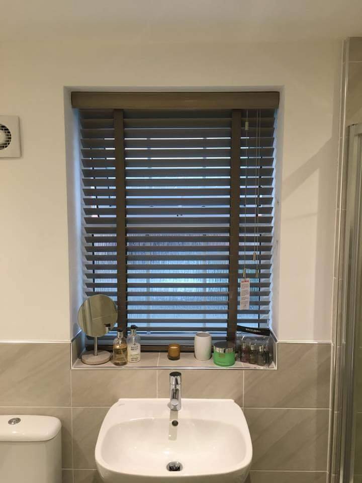 Bathroom Wooden blinds Falkirk